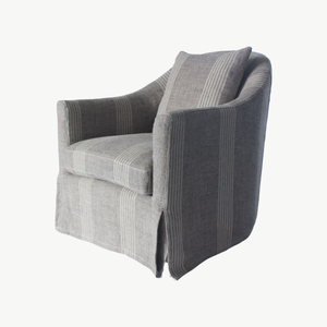 Madison Chair - Grey Stripe