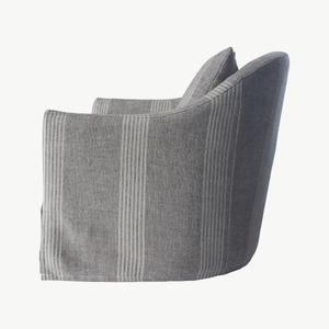 Madison Chair - Grey Stripe