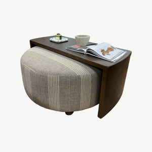 Harlow Coffee Table - Grey Stripe