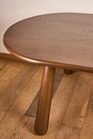 Jasper Dining Table - Dark Brown