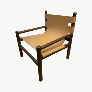 Sutton Lounge Chair - Dark Brown