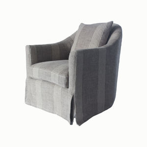 Madison Chair - Grey Stripe