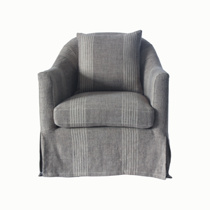 Madison Chair - Grey Stripe
