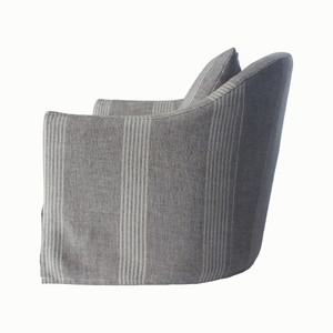 Madison Chair - Grey Stripe